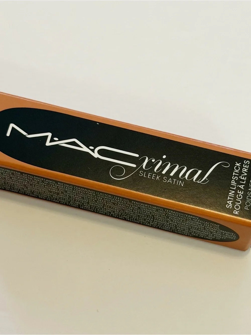 MAC Macximal Sleek Satin Lipstick 804 CALL IT COZY 0.12 oz Full Size NEW IN BOX
